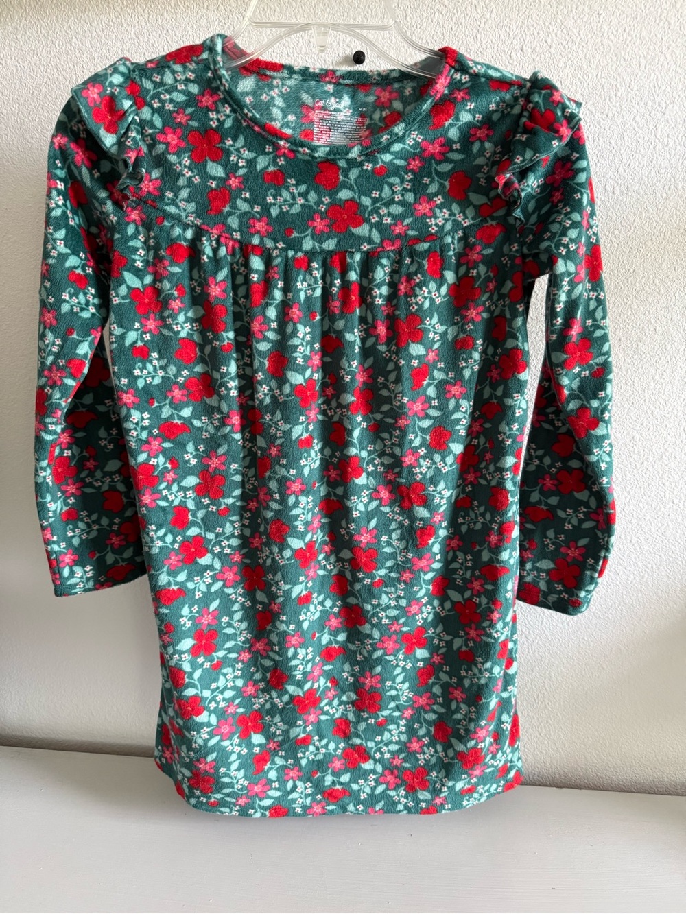 Girls Green & Red Nightgown